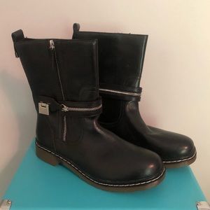 Zara Woman Black Combat Boots